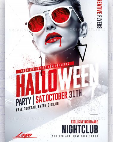 Halloween flyer design