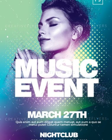 Music Event flyer template