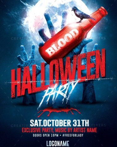 Spooky Halloween Flyer Template