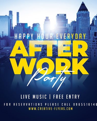 After Work Party Flyer tempate