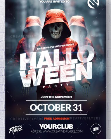 Halloween Party Nightclub Invitation