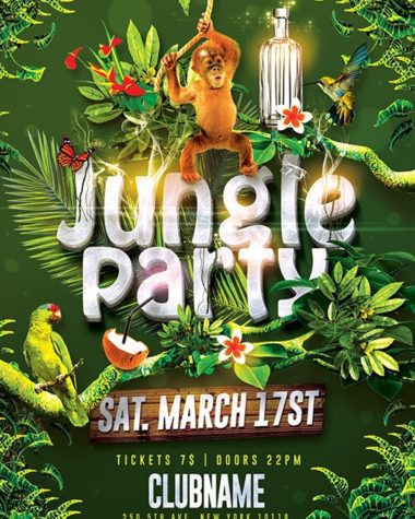 Jungle Party Flyer