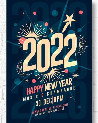 New Year invitation Card