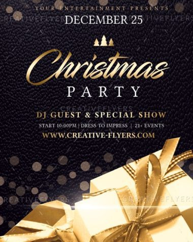 Elegant Christmas Party Invitation