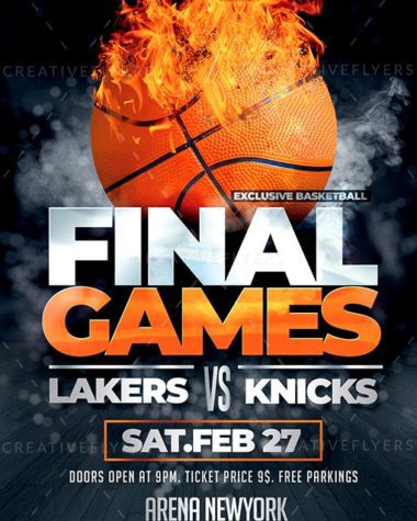 Basketball Final Games Flyer