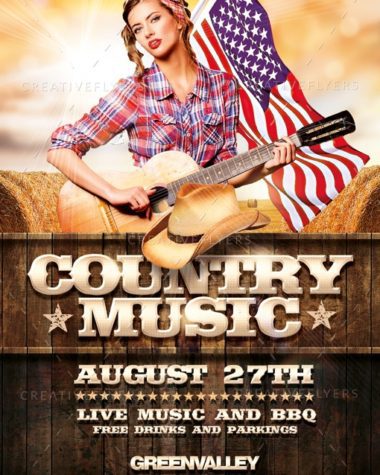 Country flyer template