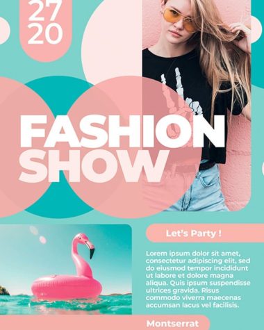 Fashion Show Flyer template