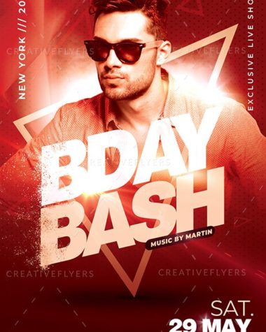 Nightclub Birthday Bash flyer