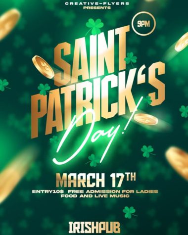 St Patrick's Day Flyer