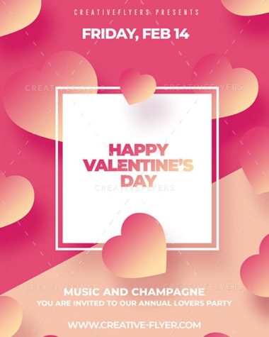 Valentine's Day Concept Flyer