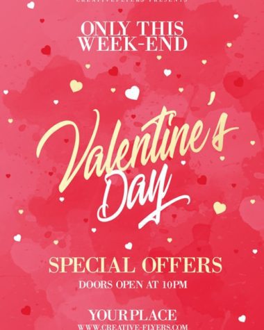 Valentines Day Special Offer flyer