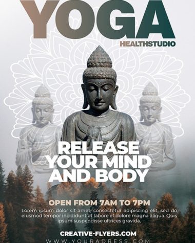 Yoga Class Flyer Template