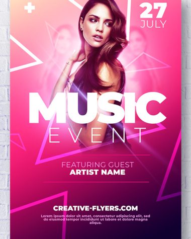 Music Event Flyer Design