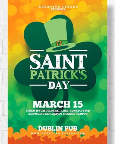 Saint Patrick's Day flyer