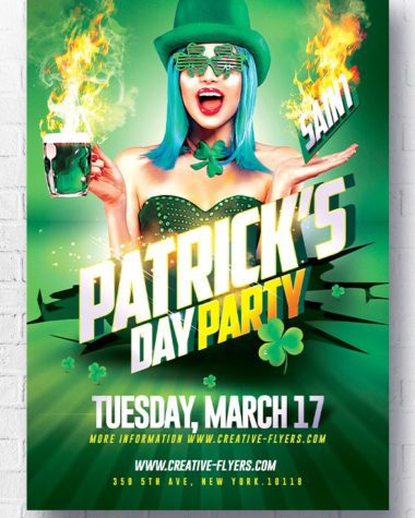 St. Patrick's Day Celebration flyer