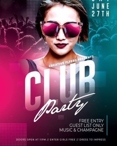 Night Club Party Photoshop Design