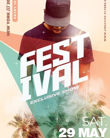 Festival Music PSD Template