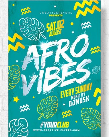 Afro Vibes Flyer Template