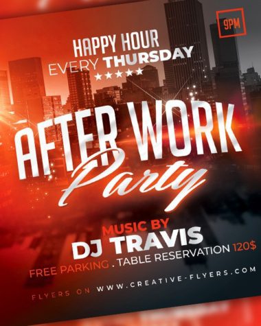 After Work Flyer Template