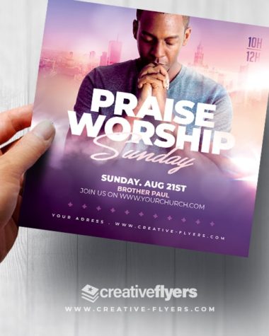 Church flyer template