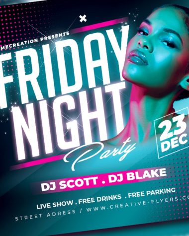 Night club Flyer PSD