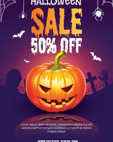 Halloween sale Flyer