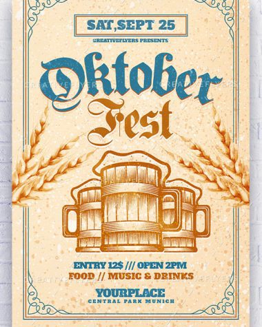 Oktoberfest Flyer Template