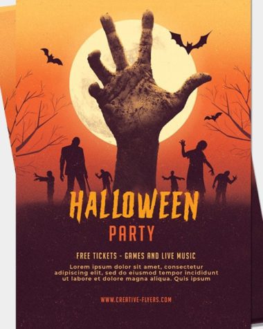 Halloween party poster