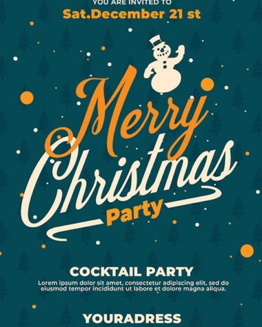 Christmas party invitation