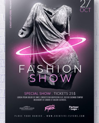 Fashion show poster