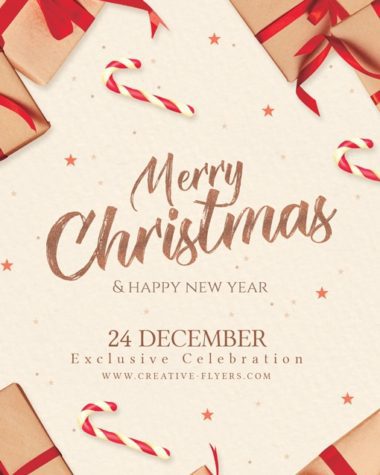 Christmas invitation template