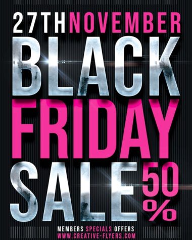 black friday flyer template