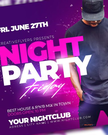 Party Flyer template for Nightclub