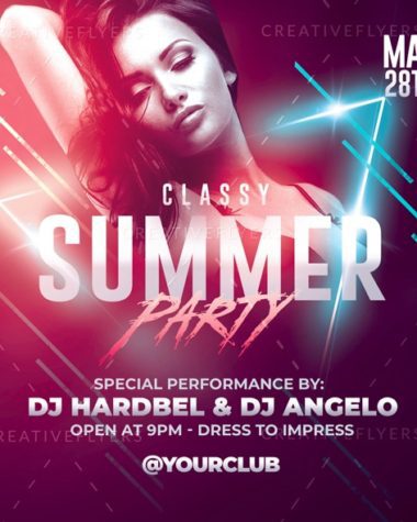 Summer Party PSD flyer