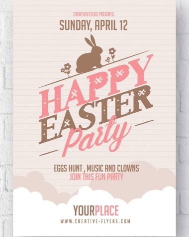 Easter Flyer Template Psd