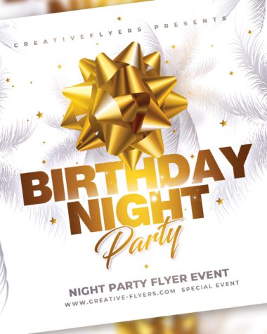 Photoshop Birthday flyer