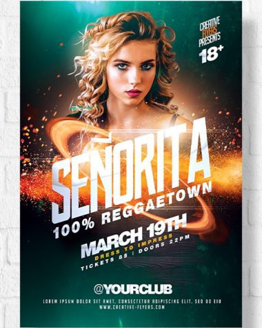 Señorita Party Flyer Template