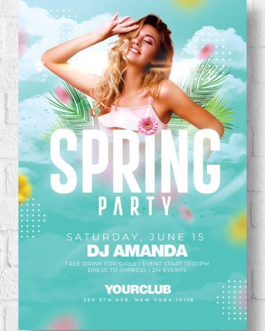 Spring Party Flyer