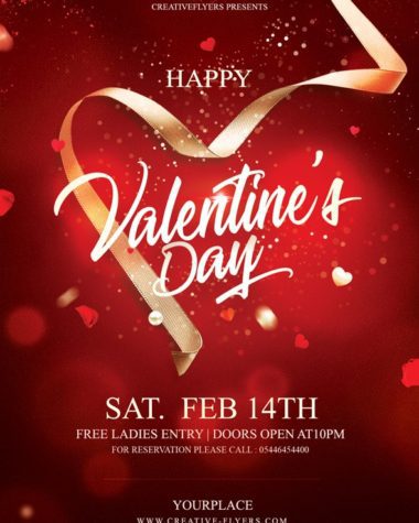 Valentine's day flyer