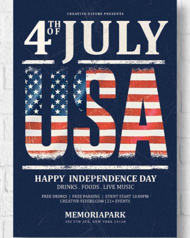 4th of July Flyer templates