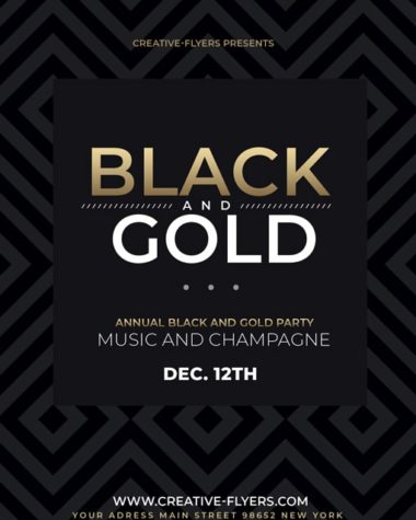 Black and Gold Flyer