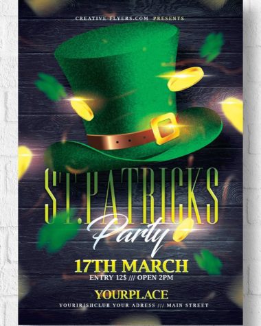 St. Patrick's day flyer