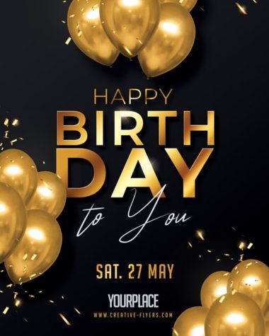 Birthday Card template