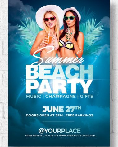 Summer Beach Party Flyer