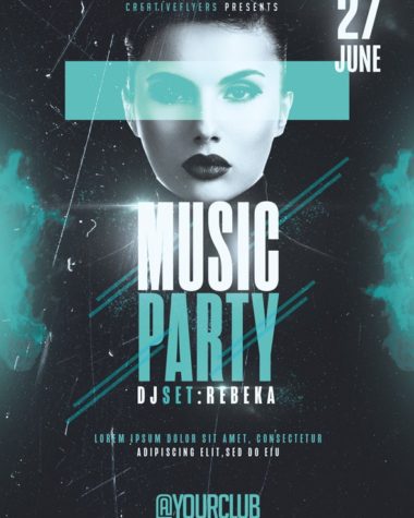 Music Party Flyer Template