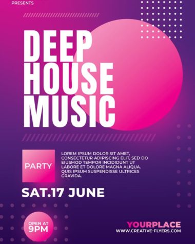 Summer House Party Flyer