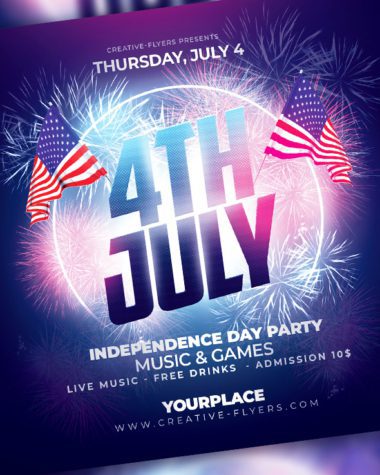 Flyer for 4th of July Party