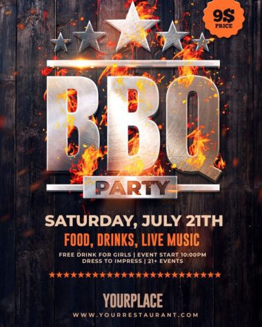 BBQ Party Flyer