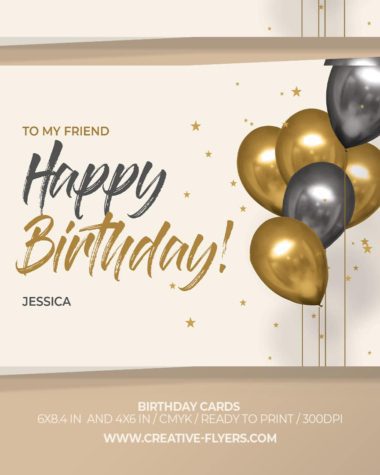 Birthday greeting card