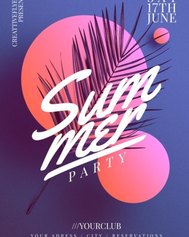 Minimalist Summer Flyer